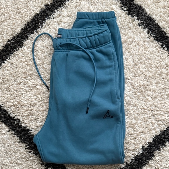 Jordan Teal Men's Jogger Pants - Picture 1 of 4